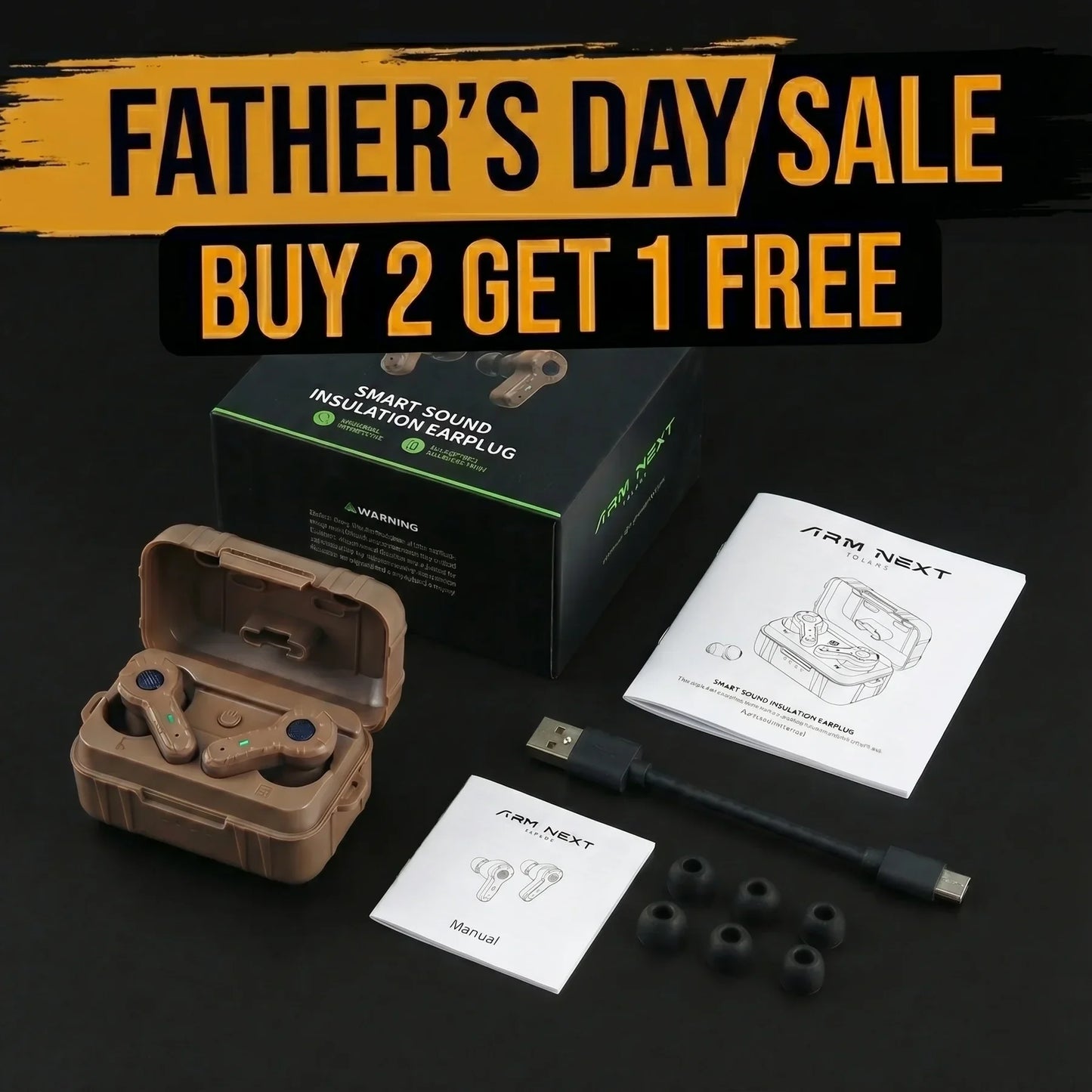 ARM NEXT FieldOps Pro Tactical Earbuds